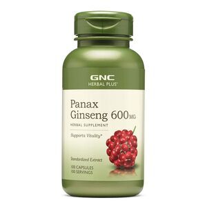 GNC Herbal Plus Panax Ginseng 600 mg – 100 Capsules